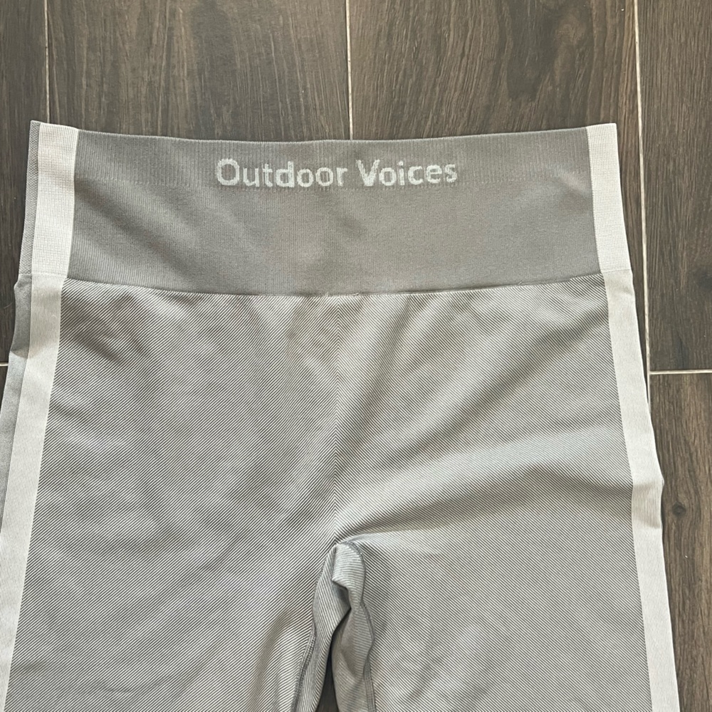 OV Set Ribbed Grey/White - Picture 4 of 5